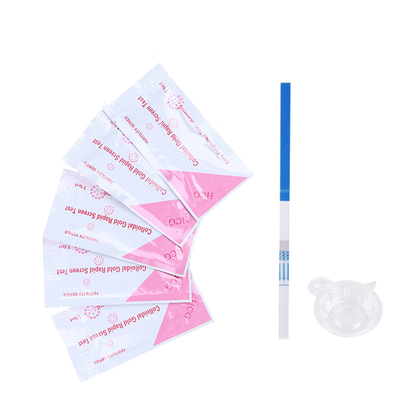 شريط اختبار حمل البول Hcg Fda بنسبة 99٪ دقة