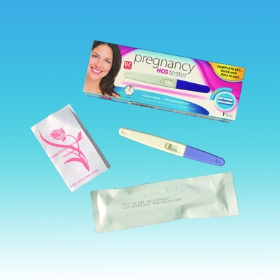 الاستخدام المنزلي Lh Ovulation Fertility Test Kits Urine Midstream 15miu / Ml