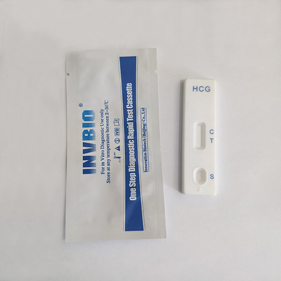 أطقم اختبار الخصوبة Invbio Ce Fda Hcg Human Chorionic Gonadotropin الحمل البول / المصل