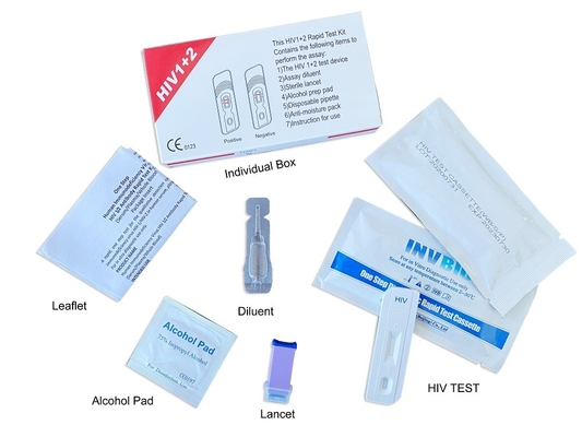 40 قطعة طقم اختبار التشخيص السريع لمرض الزهري Ag Ab Syphilis و Hiv Aids