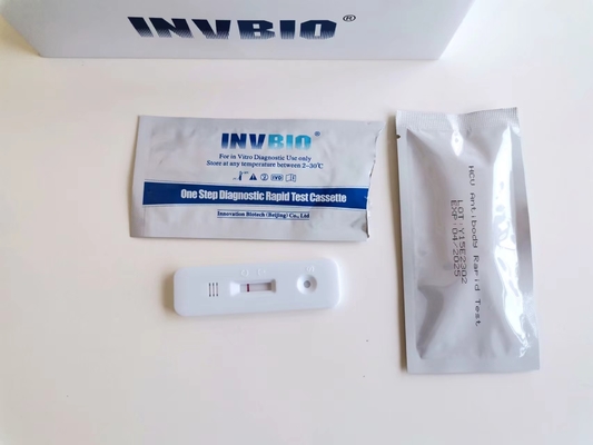 اختبار بطاقة Onestep Hcv السريع في المنزل الاختبار الذاتي للأجسام المضادة ذات النتائج السريعة