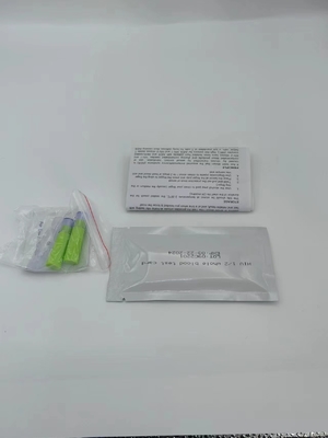 التدفق العمودي السريع يساعد خطوة واحدة Hiv 1 2 مجموعة الاختبار في المنزل الكشف السريع