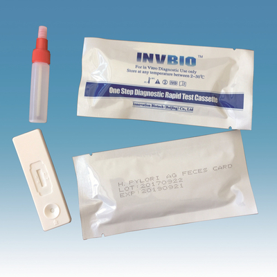 حساسية عالية خطوة واحدة H Pylori Antigen Rapid Test Kit مع طريقة الذهب الغرواني