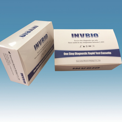 خطوة واحدة حساسة للغاية بطاقة اختبار H.Pylori Ag Feces السريع