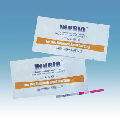 20mlU / Ml 10mIU / Ml Hcg اختبار الحمل الذاتي أطقم اختبار الخصوبة قطاع حساسية عالية