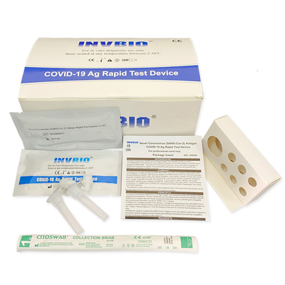 خطوة واحدة Covid 19 Ag Rapid Antigen Test Home Kit اللعاب مستضد سريع اختبار كاسيت