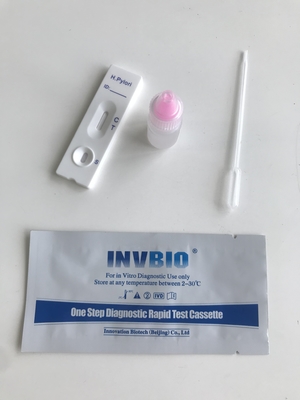 CE مصل الدم الكامل H Pylori كاسيت اختبار Ab Rapid Strip
