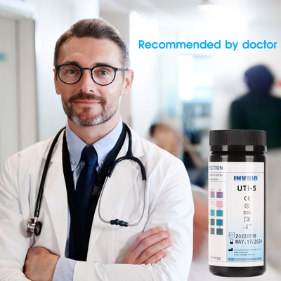 شرائط اختبار عدوى المسالك البولية الدقيقة من Invbio 50 شريط / زجاجة