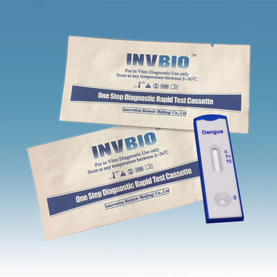 خطوة واحدة Igg Igm Dengue Test كاسيت التشخيص الطبي السريع للاختبار
