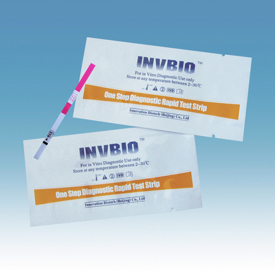 شريط اختبار الحمل المبكر للبول / المصل Hcg في المنزل لتعبئة تصنيع المعدات الأصلية