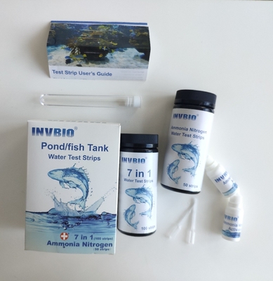 FSC Invbio Aquarium Water Test شرائط الأمونيا نترات اختبار الرصاص لخزان الأسماك