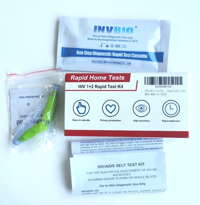 الجيل الرابع 1/2 مجموعات الاختبار السريع لفيروس نقص المناعة البشرية أنتيجين Ag Ab Syphilis و Hiv Aids التشخيصية