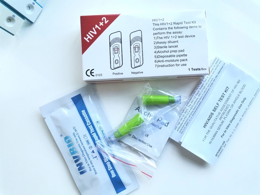 OEM 40pcs Hiv Rapid Test Kits خطوة واحدة للتشخيص الطبي للإنسان