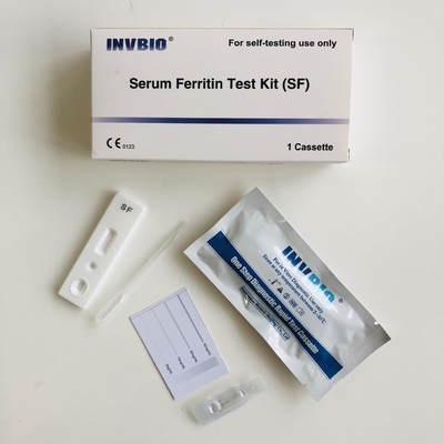Invbio Ce الذاتي اختبار فقر الدم طقم اختبار مصل فيريتين مستويات سريعة في المنزل