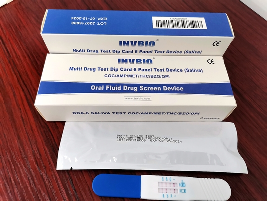 طقم اختبار تعاطي المخدرات CE INVBIO تحديد الصحة