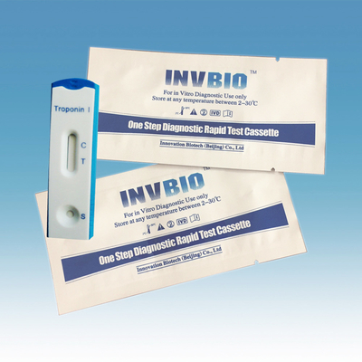1.0ng / Ml احتشاء عضلة القلب Mi Ctni Cardiac Troponin I Rapid Test Kit Invbio
