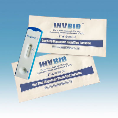 1.0ng / Ml احتشاء عضلة القلب Mi Ctni Cardiac Troponin I Rapid Test Kit Invbio