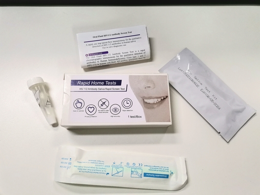 خطوة واحدة لموافقة Fsc لمجموعات الاختبار السريع لفيروس نقص المناعة البشرية (Hiv) للاستخدام الذاتي نتيجة سريعة مع اللعاب