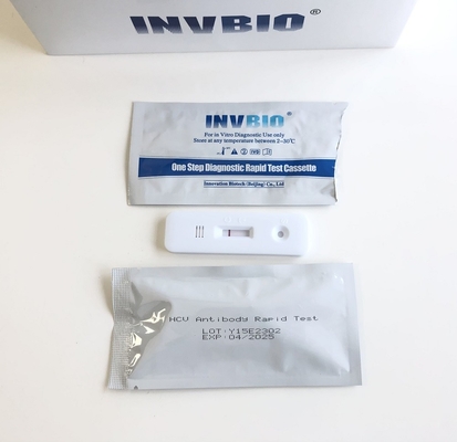 Invbio Saliva Rapid Test Hep C مستويات الجسم المضاد Hcv فحص كاسيت