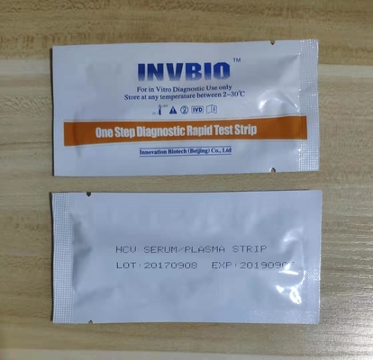 Hep C Antibody Hcv Test Strip Hepatitis C Screening Diagnosis 100 Tests / Box