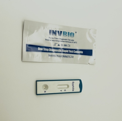 IVD Syphilis Rapid Test كاسيت للأمراض المعدية التشخيصية شهادة CE