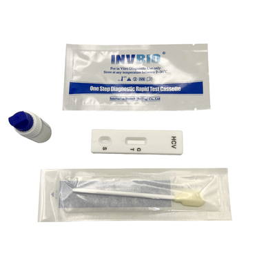 خطوة واحدة CE Approval Hcv Test Kit الاستخدام الذاتي نتيجة سريعة مع اللعاب
