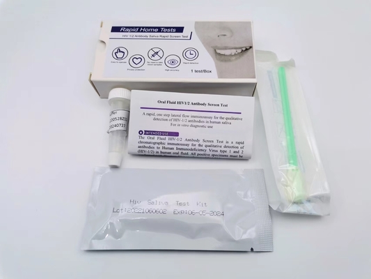 99٪ Oraquick لعاب فيروس نقص المناعة البشرية دقة اختبار مسح الفم Invbio في استخدام التشخيص في الفيترو
