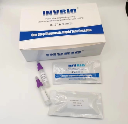 طقم اختبار سريع الاستجابة لـ H Pylori Ag مع CE