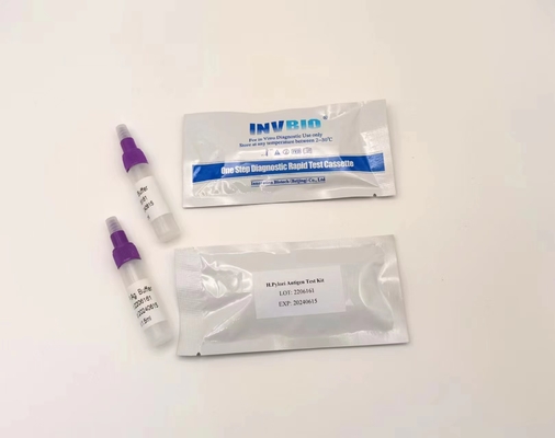 اختبار سريع ودقيق للأجسام المضادة لبكتيريا H Pylori، كاسيت اختبار ذاتي في المنزل