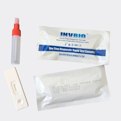 كاسيت اختبار البراز لمستضد H.Pylori السريع / الأجهزة المعتمدة من CE