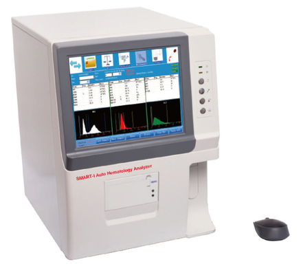 شاشة TFT LCD WBC ذاتية كاملة محلل أمراض الدم من ثلاثة أجزاء