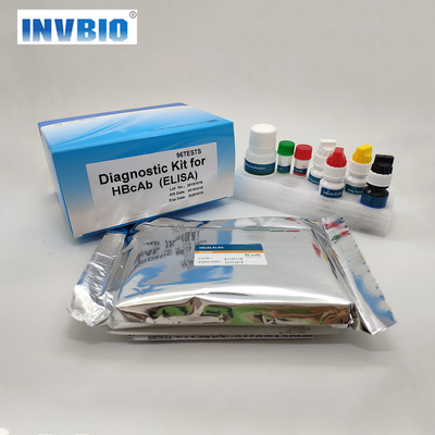 طقم اختبار HAV IgM Elisa يستخدم الإنسان 96 اختبارًا لكل صندوق