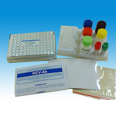 طقم اختبار HAV IgM Elisa يستخدم الإنسان 96 اختبارًا لكل صندوق