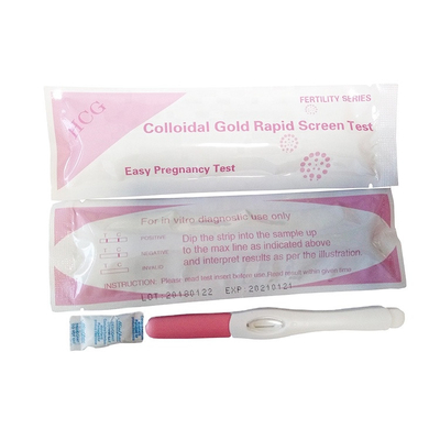مجموعات اختبار الخصوبة في منتصف الطريق Hcg اختبار الحمل بخطوة واحدة للاستخدام المنزلي