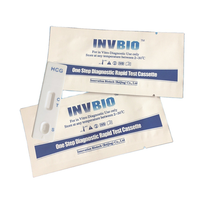 بطاقة اختبار الحمل بخطوة واحدة الطبية IVD Hcg