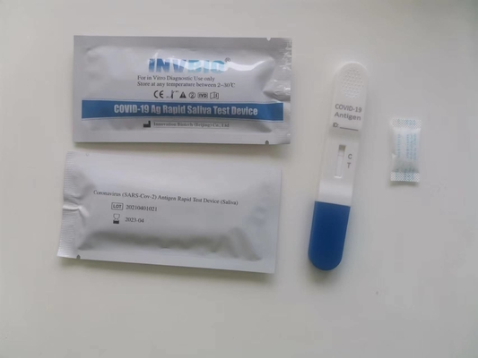 خطوة واحدة Covid 19 Ag Antigen اللعاب المصاصة
