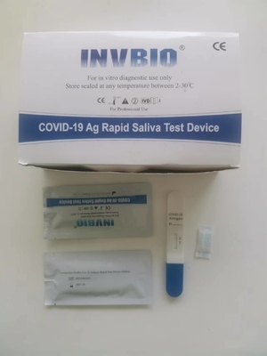 خطوة واحدة Covid 19 Ag Antigen اللعاب المصاصة
