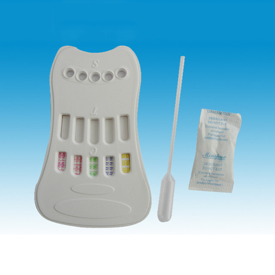 أطقم اختبار الخصوبة التشخيصي السريع IVD الطبية HSV1 HSV2 لوحة فحص الشعلة 5