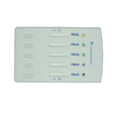 أطقم الاختبار السريع للأمراض المعدية HBV للوحة اختبار Hepatitis B Multi 5
