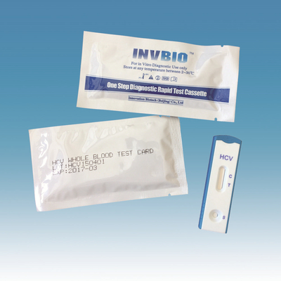 أطقم اختبار التشخيص السريع IVD الطبية بطاقة اختبار مكافحة HCV