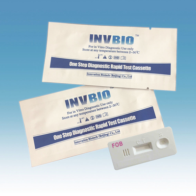 خطوة واحدة Feces Fobt Kit Professional Tumor Markers Test Card