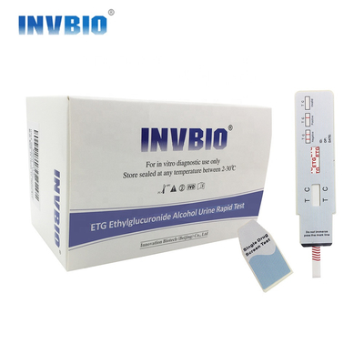 Dipcard 3.00mm Ethylglucuronide ETG طقم اختبار الكحول في البول Dipcard