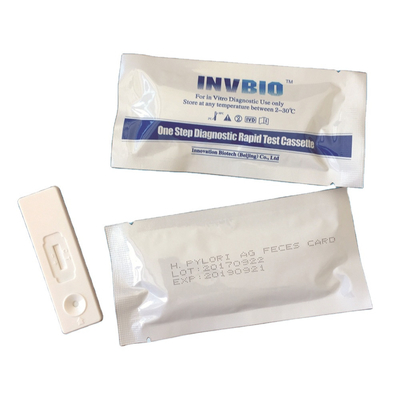 خطوة واحدة دقيقة H. Pylori Ag Feces Rapid Test Card rtk home test kit