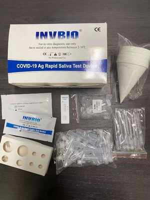 الاستخدام المنزلي لـ Covid 19 Antigen Rapid Detection Kit Rtk Ag Saliva