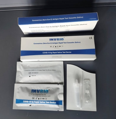 طقم اختبار Bfarm SARS-CoV-2 في المنزل لاختبار Antigen Ag مجموعة اختبار اللعاب