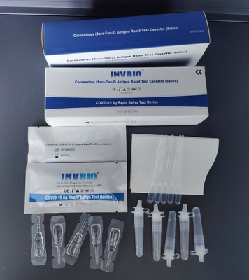 طقم اختبار Bfarm SARS-CoV-2 في المنزل لاختبار Antigen Ag مجموعة اختبار اللعاب