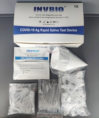 طقم اختبار Bfarm SARS-CoV-2 في المنزل لاختبار Antigen Ag مجموعة اختبار اللعاب