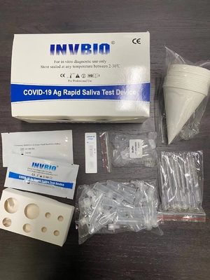 طقم اختبار Bfarm SARS-CoV-2 في المنزل لاختبار Antigen Ag مجموعة اختبار اللعاب