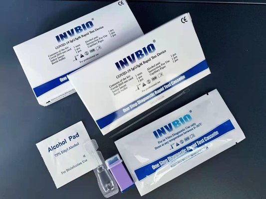 وافقت إدارة الغذاء والدواء الأمريكية على Covid 19 Rapid Test Card IgG IgM Antibody Home Kit