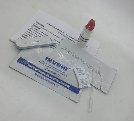 طقم اختبار سريع للدم الكامل ثلاثي الخط لفيروس نقص المناعة البشرية الطبي IVD دقة 99٪